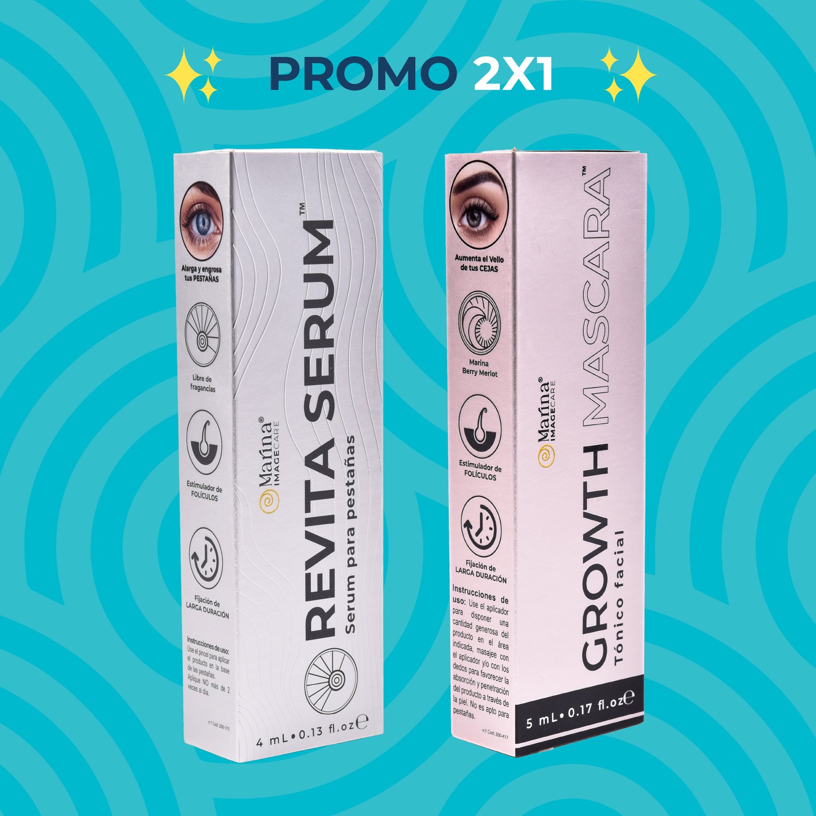 Combo 2X1 REVITA SERUM™ GROWTH MASCARA™